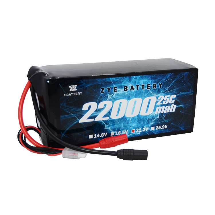 6S 22,2V Lipo batteripakke