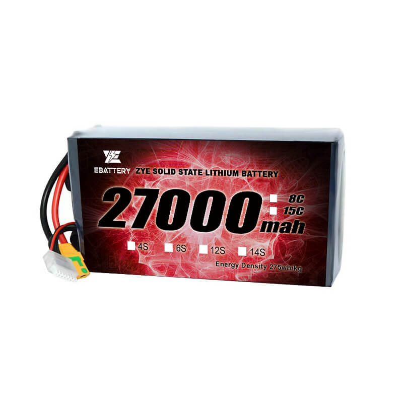 Li High Energy Density HV Solid State 27000mAh Batteri